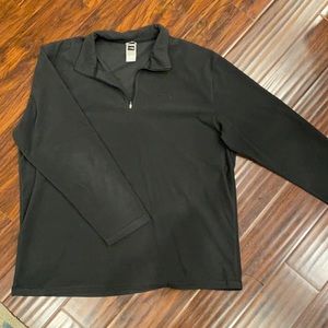 Black North face fleece sweatshirt